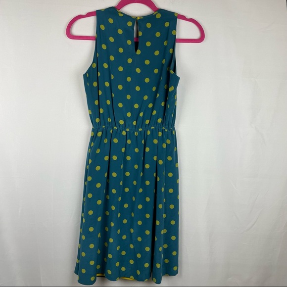 Anthropologie girls from Savoy polka dot silk dress 2 - Picture 10 of 12